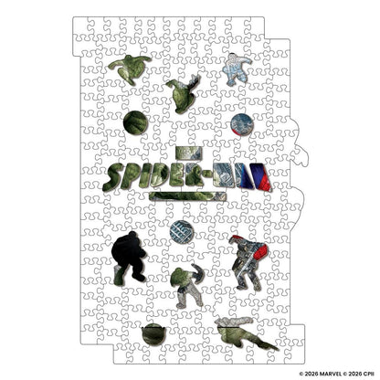 Wooden Jigsaw Puzzles Spider-Man vs. The Hulk - Wooden Jigsaw Puzzle