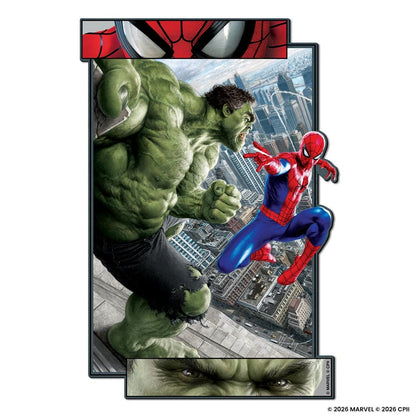Wooden Jigsaw Puzzles Spider-Man vs. The Hulk - Wooden Jigsaw Puzzle