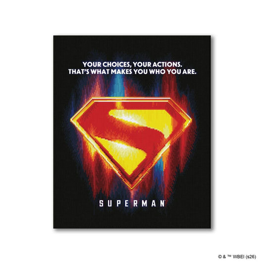 Diamond Painting Kits 17.7" x 21.7" / 45cm x 55cm Superman Logo - Diamond Painting Kit