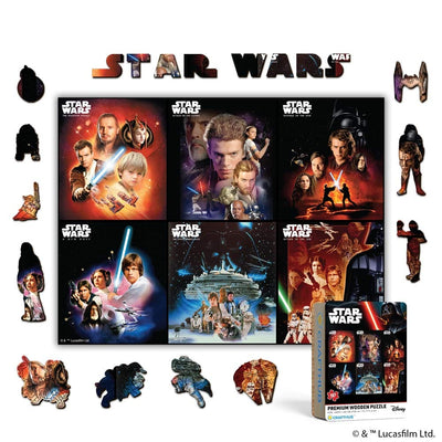 Wooden Jigsaw Puzzles A4 + Wooden Gift Box Star Wars – Wooden Jigsaw Puzzle