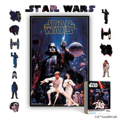 Wooden Jigsaw Puzzles A4 + Wooden Gift Box Heroes of the Rebellion – Wooden Jigsaw Puzzle