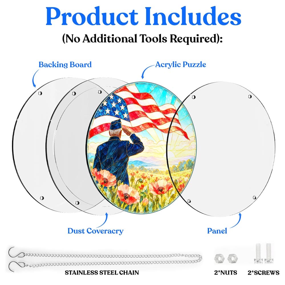 Acrylic Jigsaw Puzzle Acrylic Jigsaw Puzzle Suncatcher - Salute in Morning Light