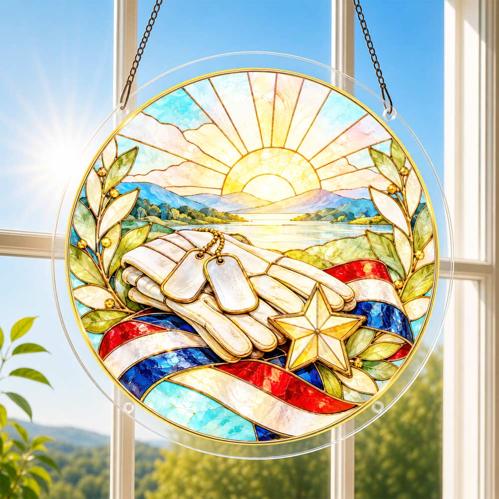 Acrylic Jigsaw Puzzle Acrylic Jigsaw Puzzle Suncatcher - Service Keepsake