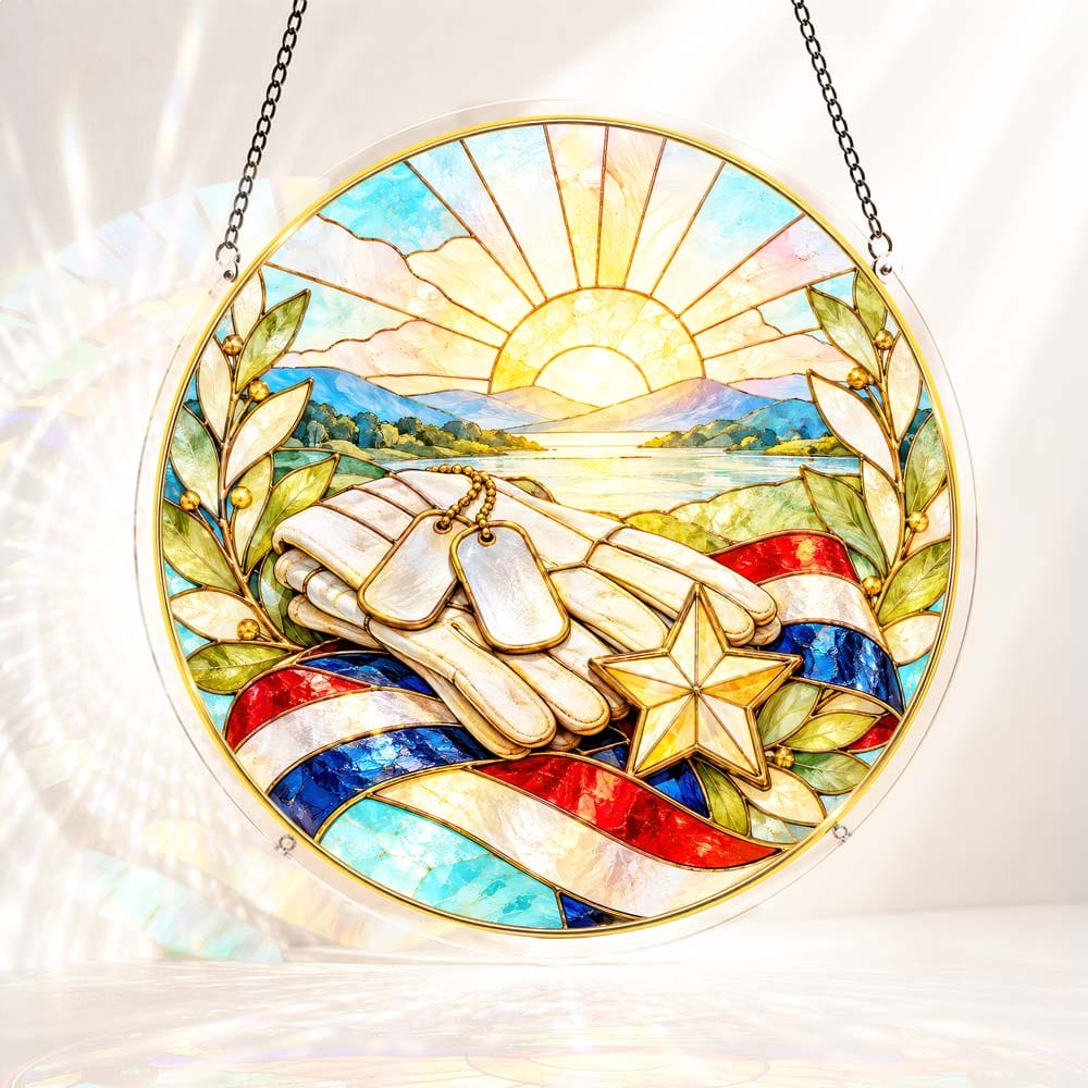 Acrylic Jigsaw Puzzle S - (7 inch) Acrylic Jigsaw Puzzle Suncatcher - Service Keepsake