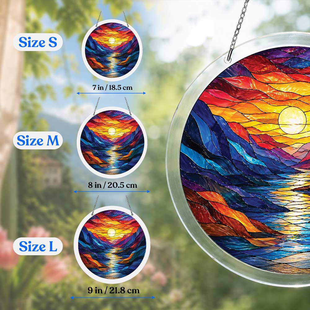 Acrylic Jigsaw Puzzle Sunset River - Acrylic Jigsaw Puzzle