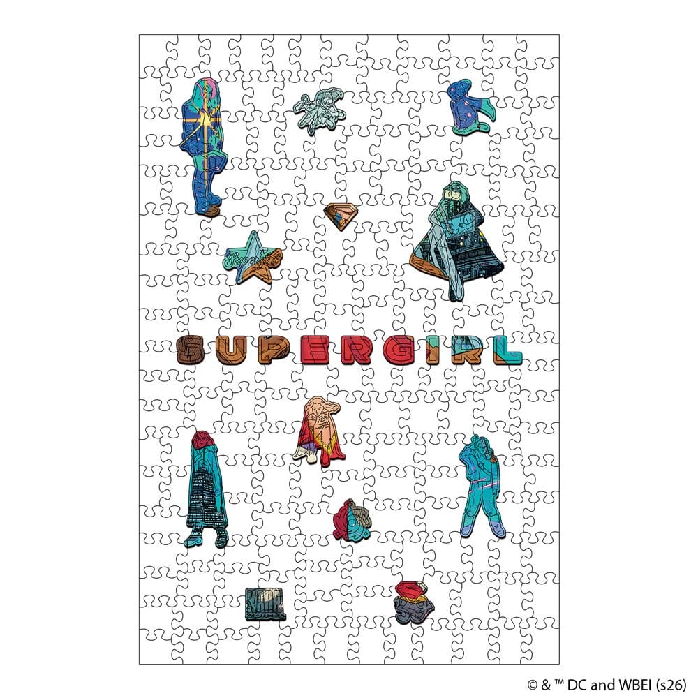 Wooden Jigsaw Puzzles Supergirl Power – Wooden Jigsaw Puzzle
