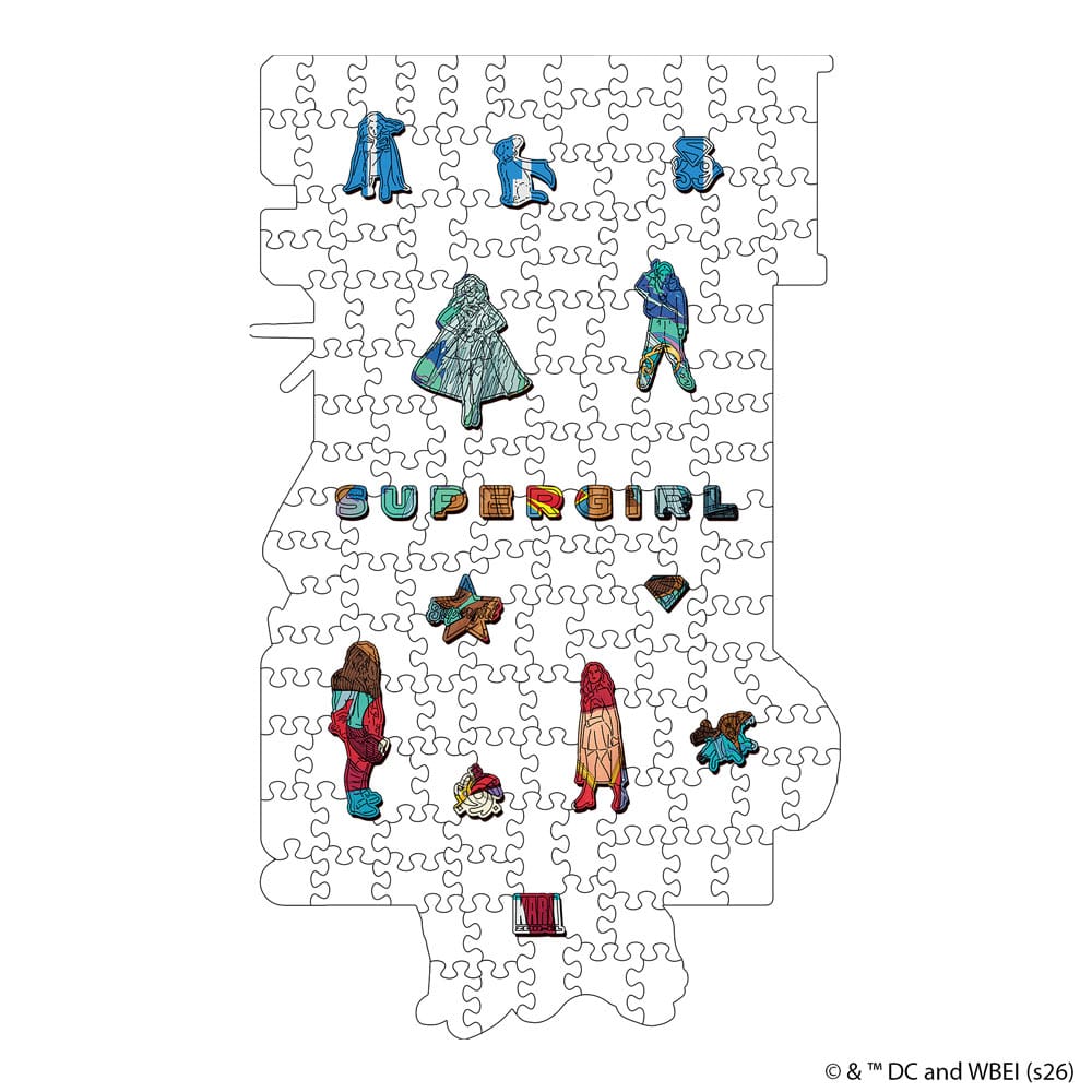 Wooden Jigsaw Puzzles Supergirl Rising – Wooden Jigsaw Puzzle