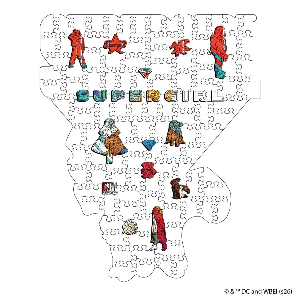 Wooden Jigsaw Puzzles Supergirl – Wooden Jigsaw Puzzle