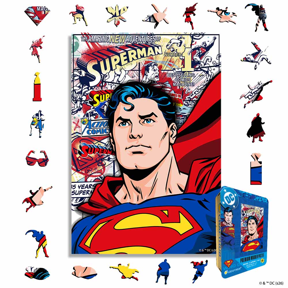Superman Origins – Wooden Jigsaw Puzzle