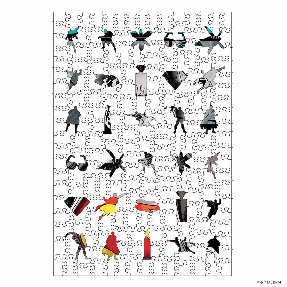 Superman Reveal – Wooden Jigsaw Puzzle