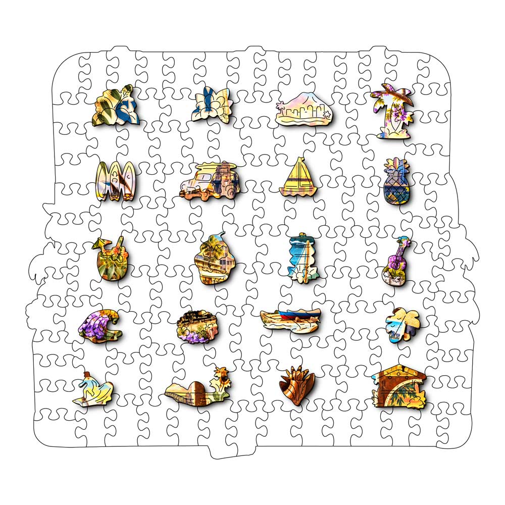 Animal Jigsaw Puzzle > Wooden Jigsaw Puzzle > Jigsaw Puzzle Sydney Travel Case - Wooden Jigsaw Puzzle