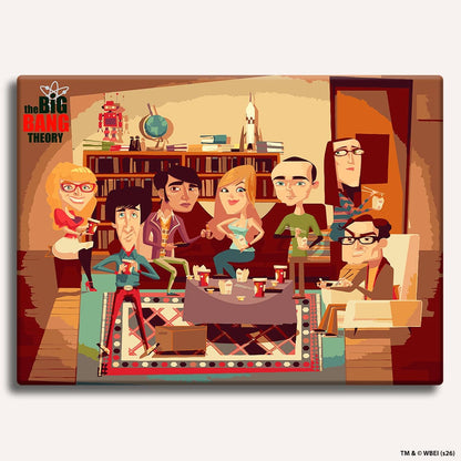 Painting By Numbers Kits 15.7" x 23.6" (40x60cm) The Big Bang Theory - Paint By Numbers Kit