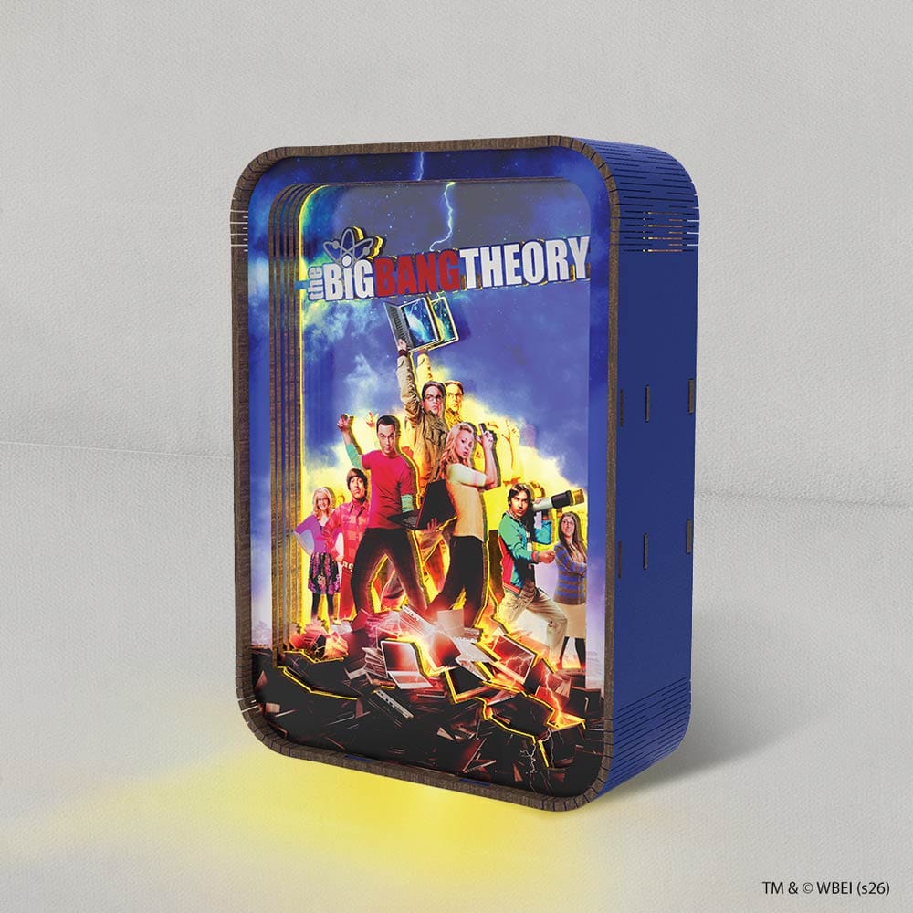 3D DIY Wooden Puzzle Night Lamps The Big Bang Theory The Big Bang Theory - 3D DIY Wooden Puzzle Night Lamp