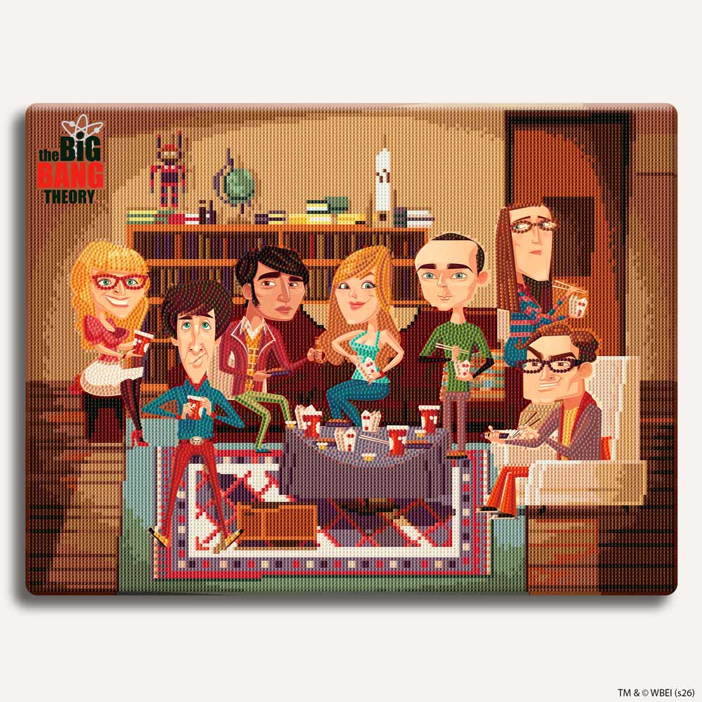 Diamond Painting Kits 20.7" x 15.6" / 53cm x 40cm The Big Bang Theory - Diamond Painting Kit