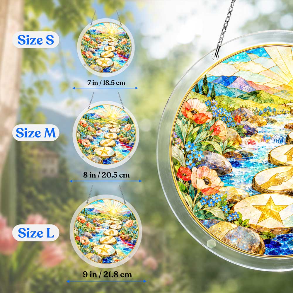 Acrylic Jigsaw Puzzle Acrylic Jigsaw Puzzle Suncatcher - The Path They Made