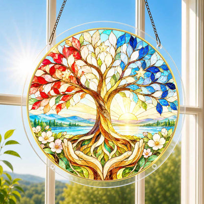 Acrylic Jigsaw Puzzle Acrylic Jigsaw Puzzle Suncatcher - Tree of Service