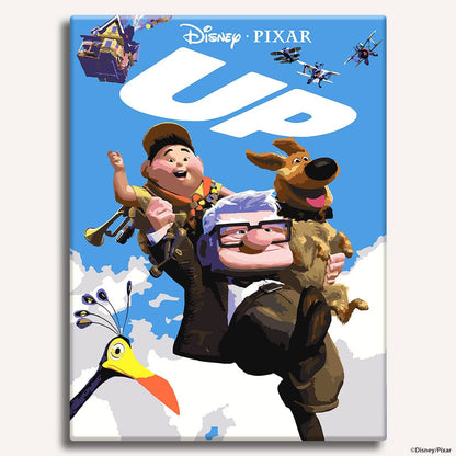 Painting By Numbers Kits 12.6" x 16.9" (32x43cm) Up Adventure - Paint By Numbers Kit