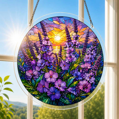 Acrylic Jigsaw Puzzle Violet Sunset - Acrylic Jigsaw Puzzle