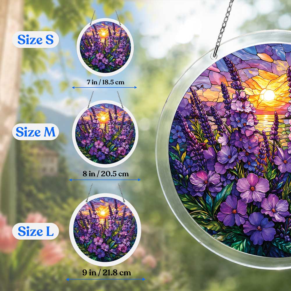 Acrylic Jigsaw Puzzle Violet Sunset - Acrylic Jigsaw Puzzle