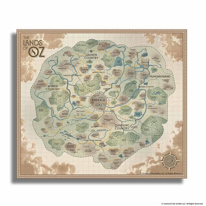 Wooden Jigsaw Puzzles Wicked Map of Oz - Wooden Jigsaw Puzzle