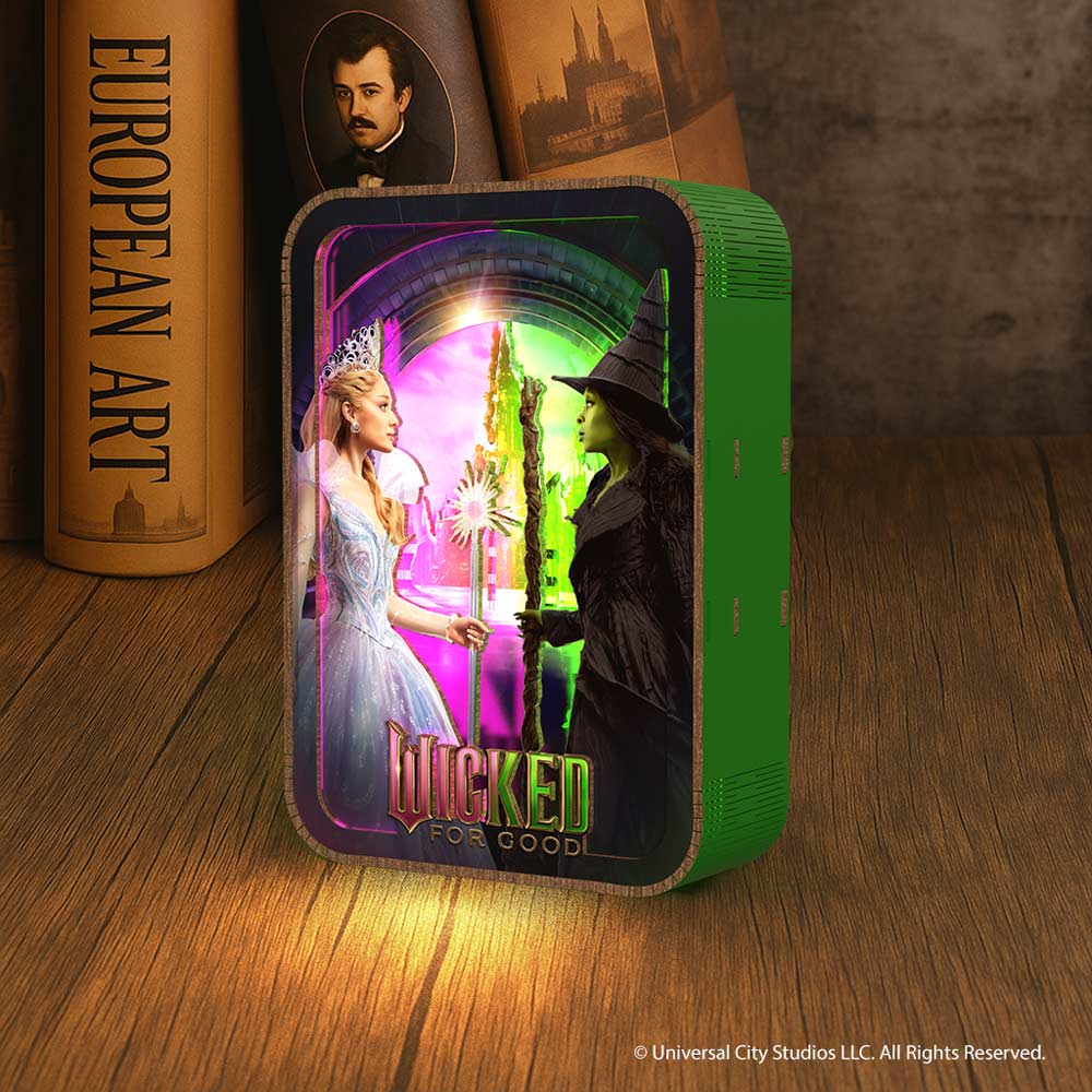 3D DIY Wooden Puzzle Night Lamps Wicked: For Good Wicked: For Good - 3D DIY Wooden Puzzle Night Lamp