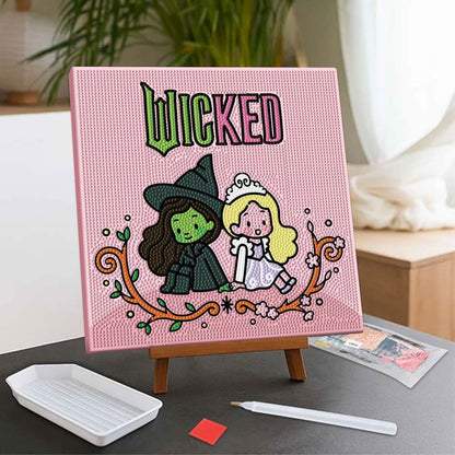 Diamond Painting Kits 9.8" x 9.8" | 25cm x 25cm Wonders of Oz - Framed Diamond Painting Kit