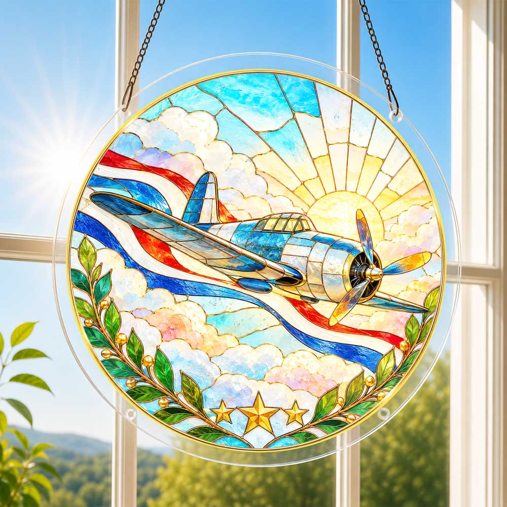 Acrylic Jigsaw Puzzle Acrylic Jigsaw Puzzle Suncatcher - Wings of Courage