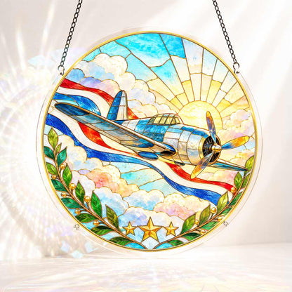 Acrylic Jigsaw Puzzle S - (7 inch) Acrylic Jigsaw Puzzle Suncatcher - Wings of Courage