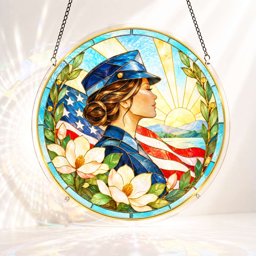 Acrylic Jigsaw Puzzle S - (7 inch) Acrylic Jigsaw Puzzle Suncatcher - Women Who Served