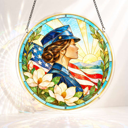 Acrylic Jigsaw Puzzle S - (7 inch) Acrylic Jigsaw Puzzle Suncatcher - Women Who Served