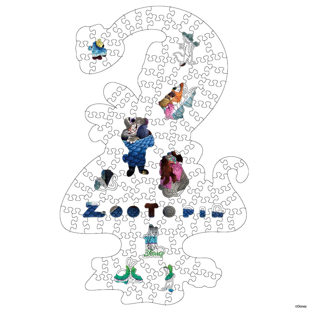 Wooden Jigsaw Puzzles Zootopia Squad – Wooden Jigsaw Puzzle