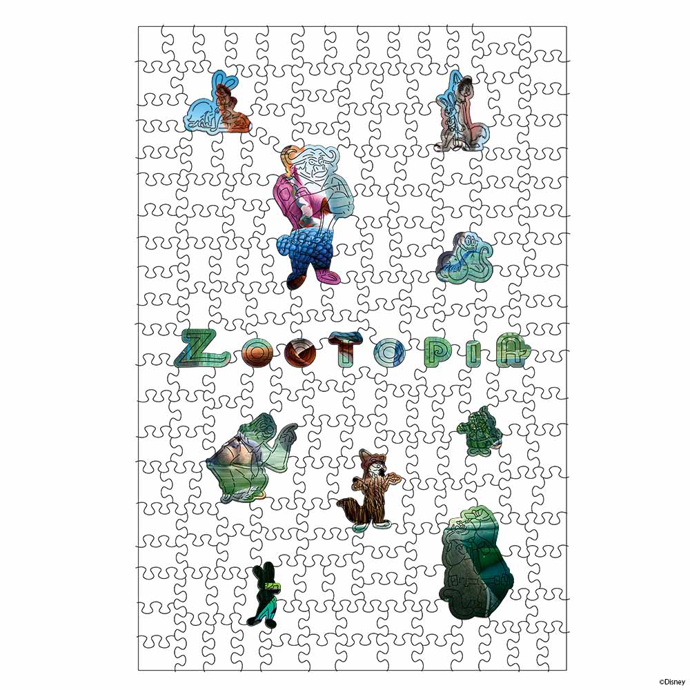 Wooden Jigsaw Puzzles Zootopia Swamp Team – Wooden Jigsaw Puzzle