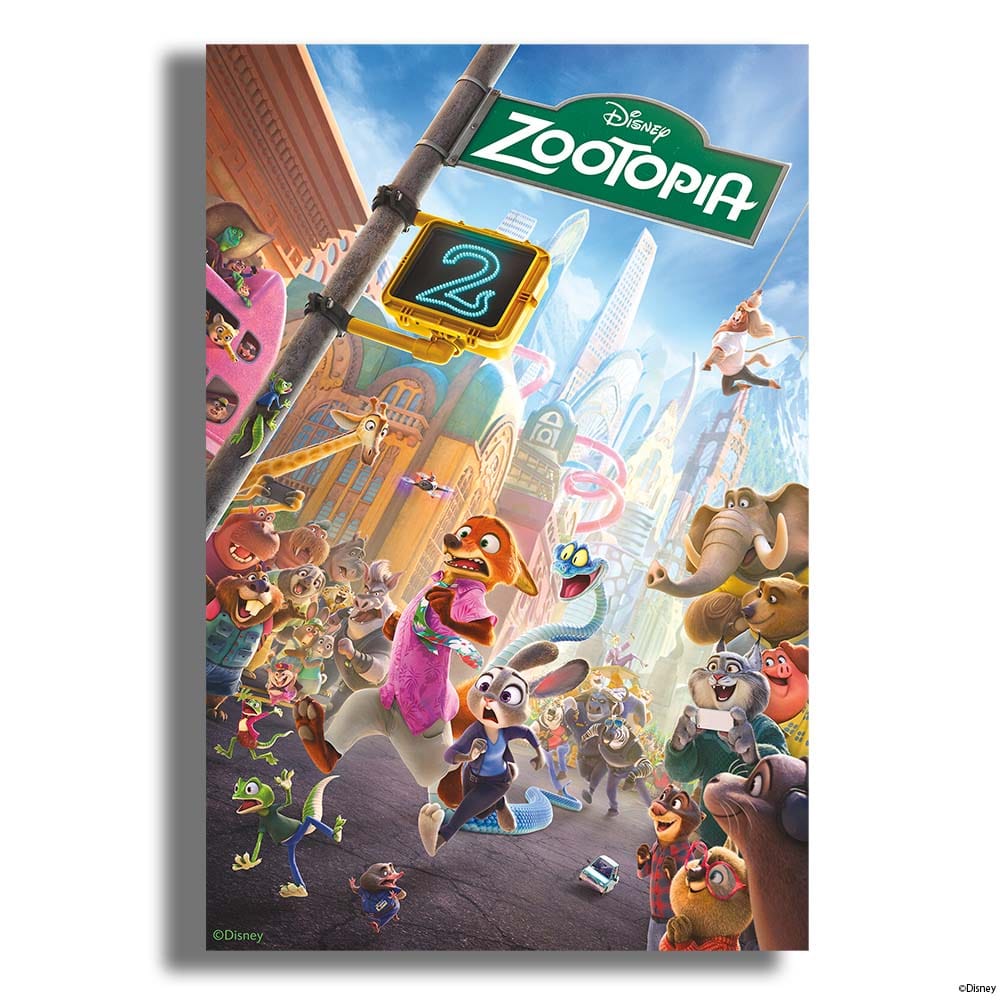 Wooden Jigsaw Puzzles Zootopia Street Chase – Wooden Jigsaw Puzzle