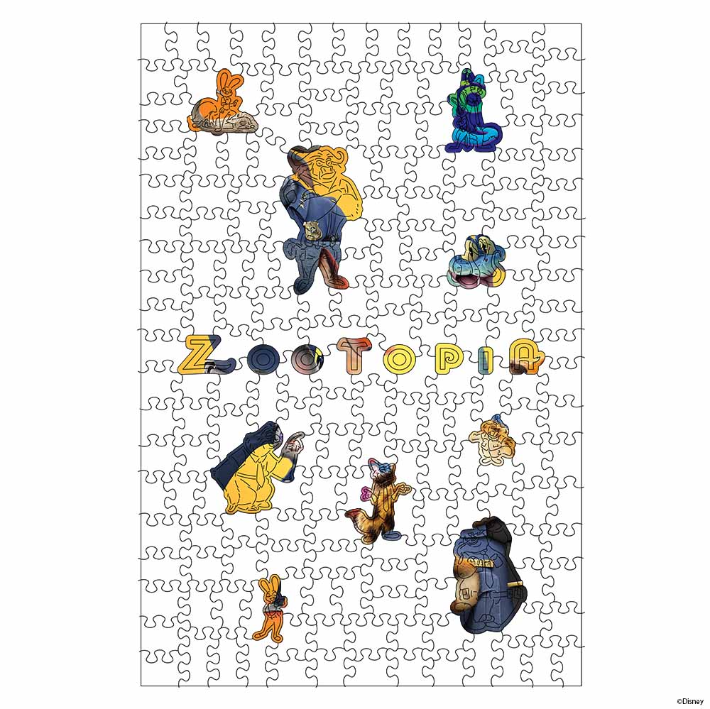 Wooden Jigsaw Puzzles Zootopia ZPD Team – Wooden Jigsaw Puzzle