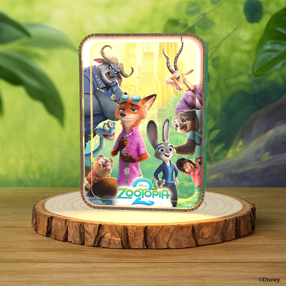 3D DIY Wooden Puzzle Night Lamps Their Friends in Zootopia Their Friends in Zootopia - 3D DIY Wooden Puzzle Night Lamp