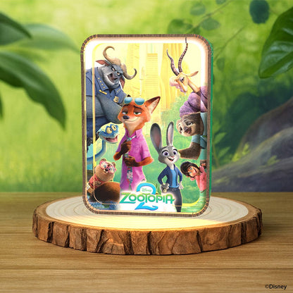 3D DIY Wooden Puzzle Night Lamps Their Friends in Zootopia Their Friends in Zootopia - 3D DIY Wooden Puzzle Night Lamp