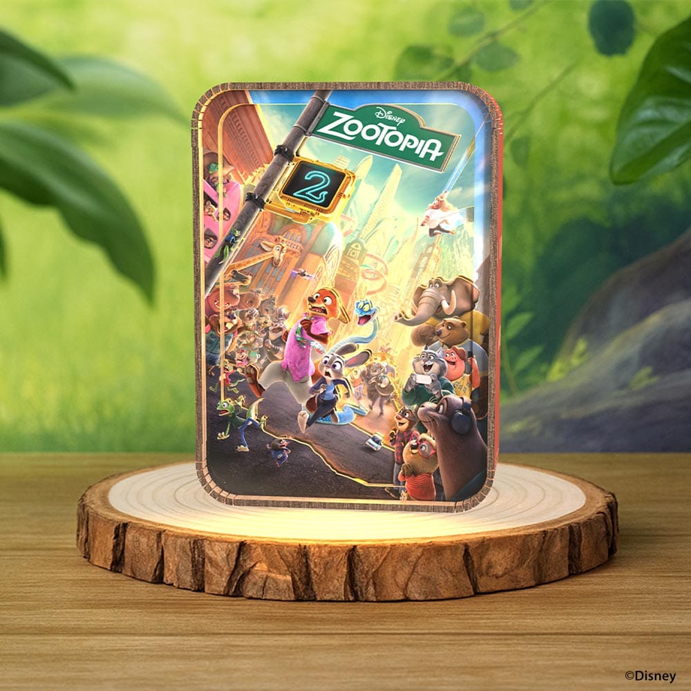 3D DIY Wooden Puzzle Night Lamps Chase Through Zootopia Chase Through Zootopia - 3D DIY Wooden Puzzle Night Lamp