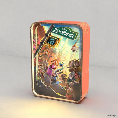 3D DIY Wooden Puzzle Night Lamps Chase Through Zootopia Chase Through Zootopia - 3D DIY Wooden Puzzle Night Lamp