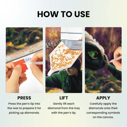 Diamond Painting Kits 25.4" x 11" / 65cm x 28cm This Is Berk - Diamond Painting Kit