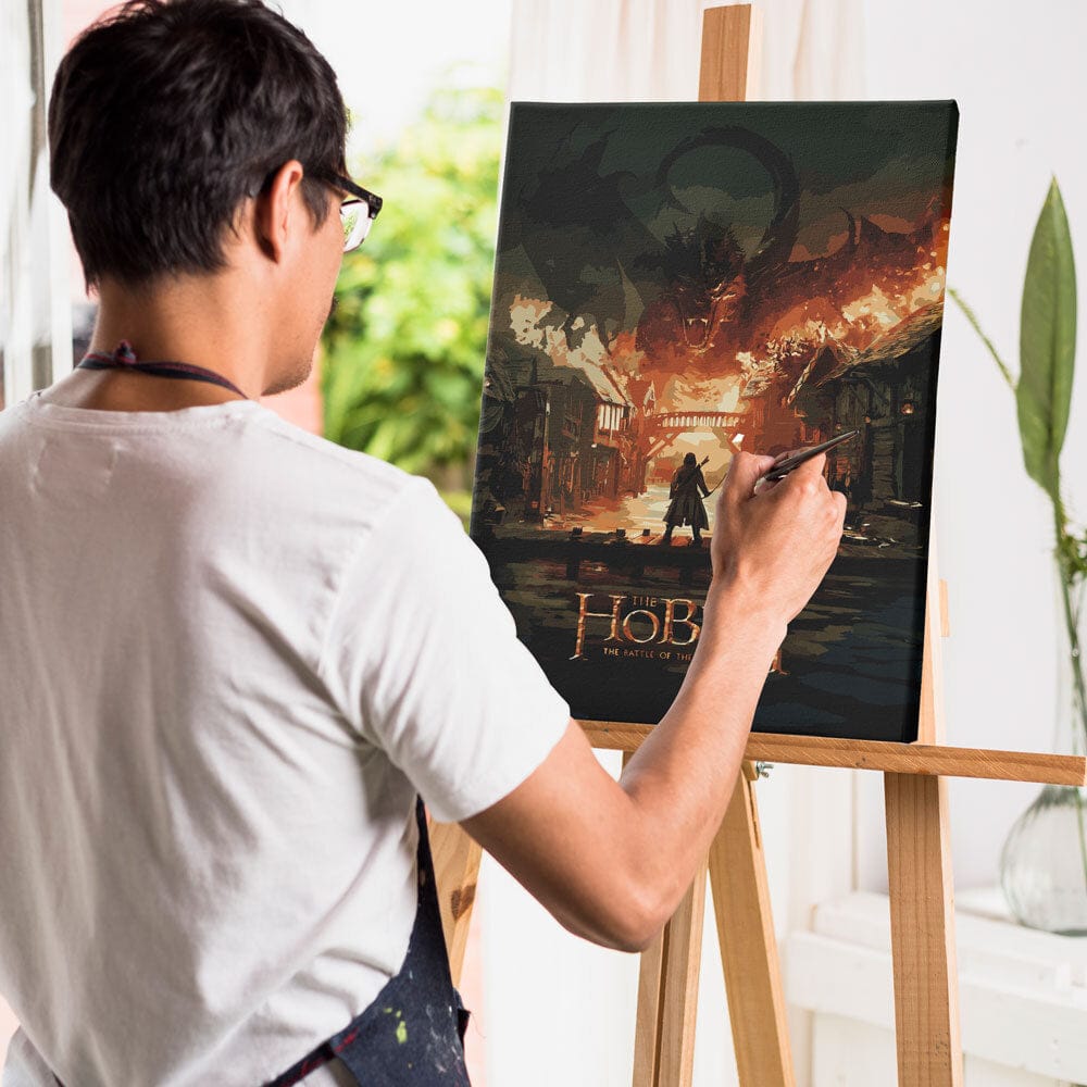 Painting By Numbers Kits 15.7" x 23.6" (40x60cm) The Battle Of The Five Armies - Paint By Numbers Kit