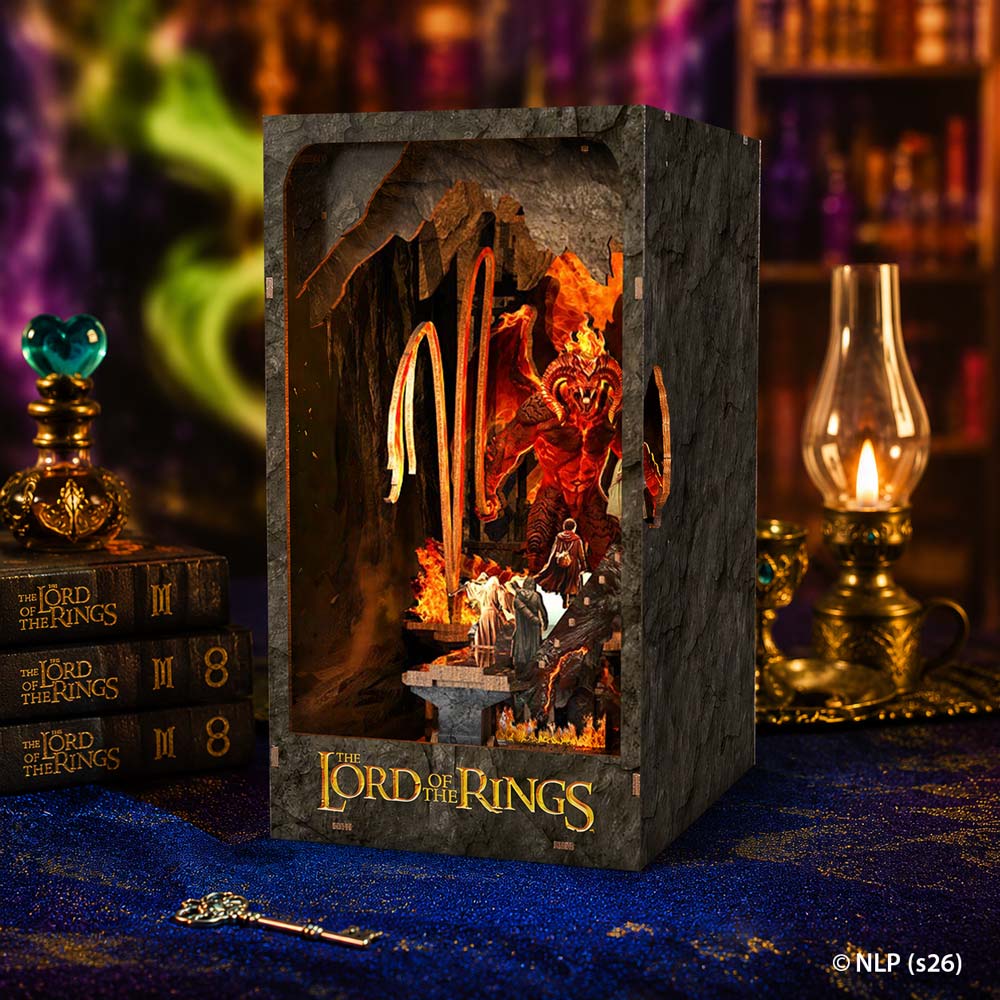 Book Nook Kits 274 Pieces | 18.5×13.5×25.5 cm (7.3" × 5.4" × 10") You Shall Not Pass - DIY Book Nook Kit