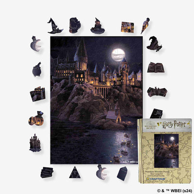 Harry Potter - Boats To Hogwarts Wooden Jigsaw Puzzle