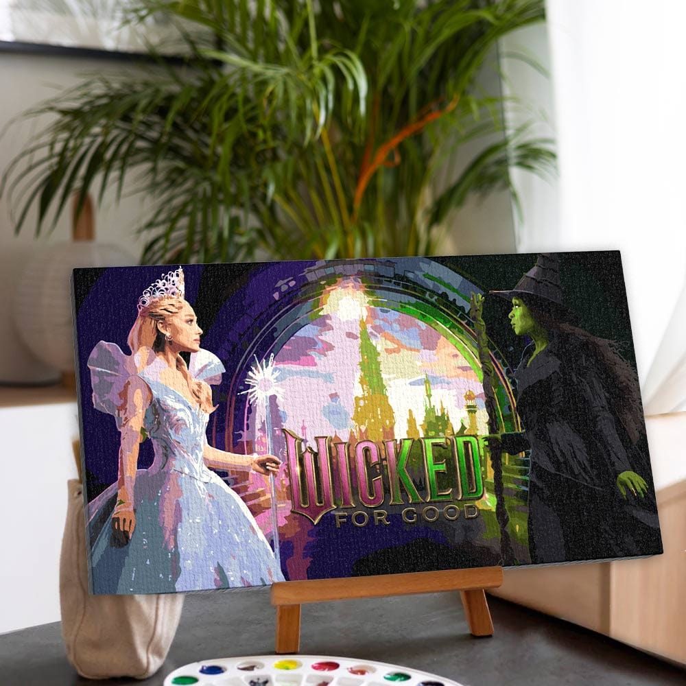 Painting By Numbers Kits 15.7" x 17.7" (40x45 cm) For Good, For Ever - Paint By Numbers Kit