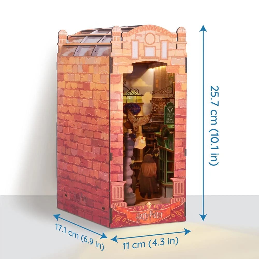 Book Nook Kits Great Hall: 534 Pieces - Diagon Alley: 237 Pieces - Barad Dur: 254 Pieces 3-Pack DIY Book Nook Kit Set: Harry Potter The Great Hall, Diagon Alley, The Lord of the Rings: Barad Dur