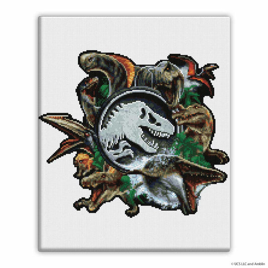 Diamond Painting Kits 17.6" x 21.5" / 45cm x 55cm Jurassic Icons - Diamond Painting Kit
