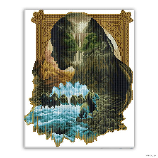 Diamond Painting Kits 17.6" x 21.5" / 45cm x 55cm Echoes of Middle-earth - Diamond Painting Kit