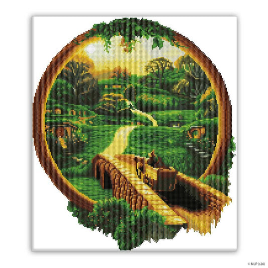 Diamond Painting Kits 18.3" x 21.1" / 47cm x 54cm Road to the Shire - Diamond Painting Kit