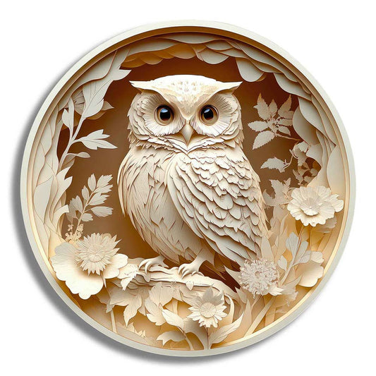 Animal Jigsaw Puzzle > Wooden Jigsaw Puzzle > Jigsaw Puzzle Sculpted Owl - Jigsaw Puzzle