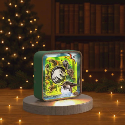 Jurassic Icons - 3D DIY Wooden Puzzle Night Lamp