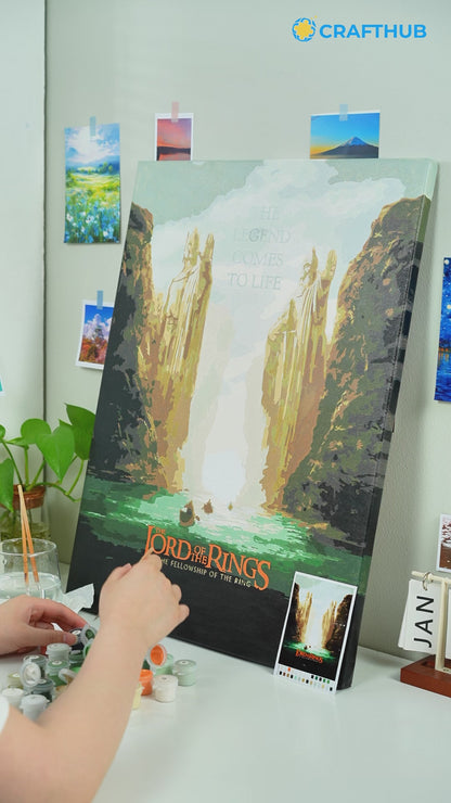 The Gates of Argonath - Paint By Numbers Kit